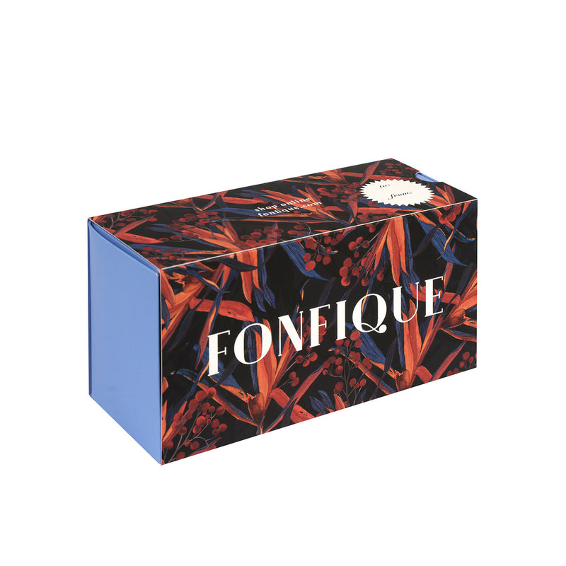 Fonfique MiniBacio Pouch makeup bag makyaj cantasi zambak siyah cradle lily black monogram  hediye gift